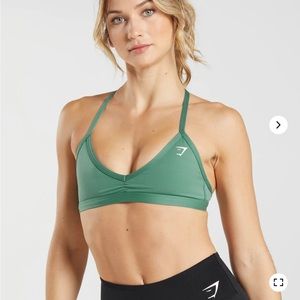 Gymshark Minimal Sports Bra - Green; Medium; NWT!